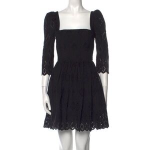 Black Cara Cara Lace Pattern Dress xs